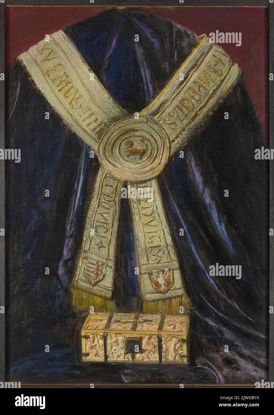 Logica e la cosiddetta scatola della regina Jadwiga. Wyczółkowski, Leon (1852-1936), pittore Foto Stock