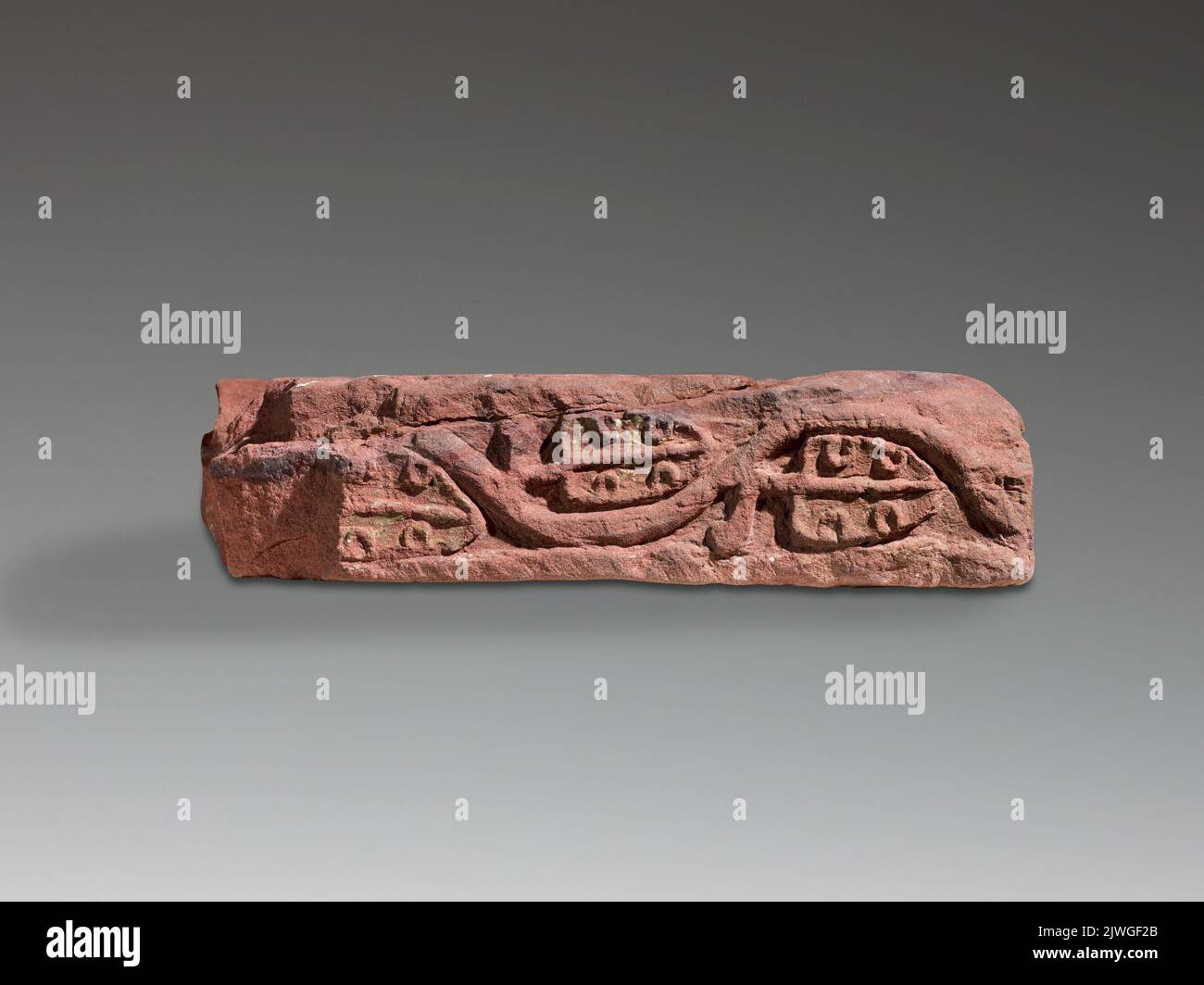 Frammento fryzu z absydy i Katedry. Warsztat nubijski, laboratorio Foto Stock