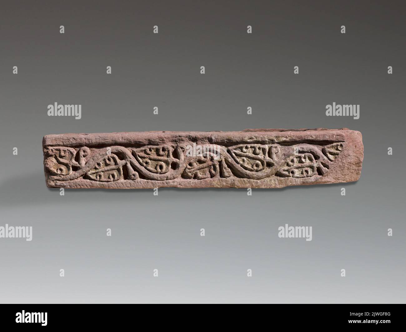 Frammento fryzu z absydy i Katedry. Warsztat nubijski, laboratorio Foto Stock