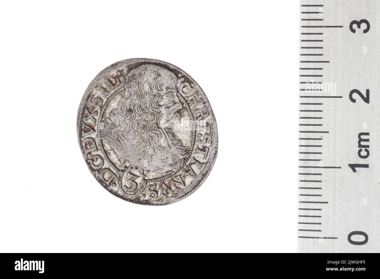 3 kreutzer. Chrystian (książę brzesko-legnicko-wołowski ; 1618-1672), regnante, Brettschneider, Christoph (fl. 1637-1714), moneyer Foto Stock