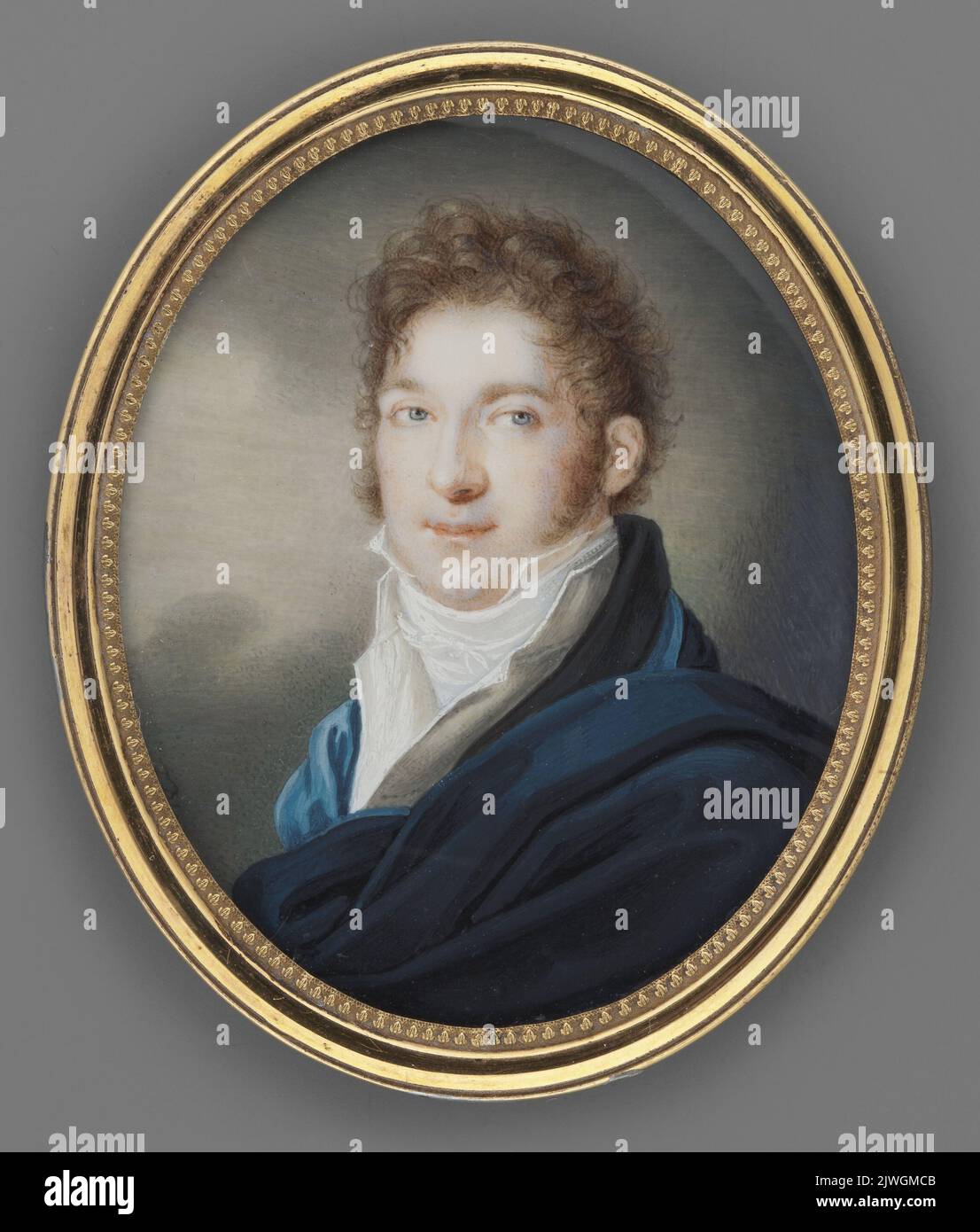 Portret malarza Henryka Zabiełły (1785-1850). Olexiński, Franciszek Ksawery (1758-1826), pittore Foto Stock