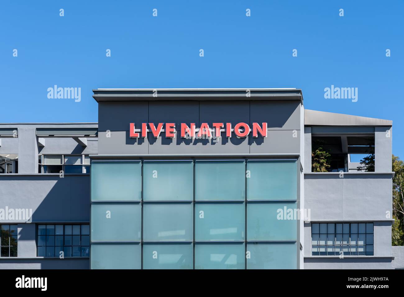 Beverly Hills, CA, Stati Uniti - 6 luglio 2022: Ufficio Live Nation Entertainment a Beverly Hills, CA, USA. Foto Stock