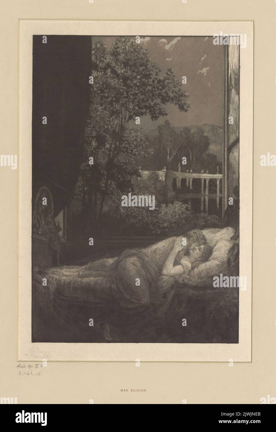 Glück, Bl. 5, op. X. Klinger, Max (1857-1920), artista grafico Foto Stock