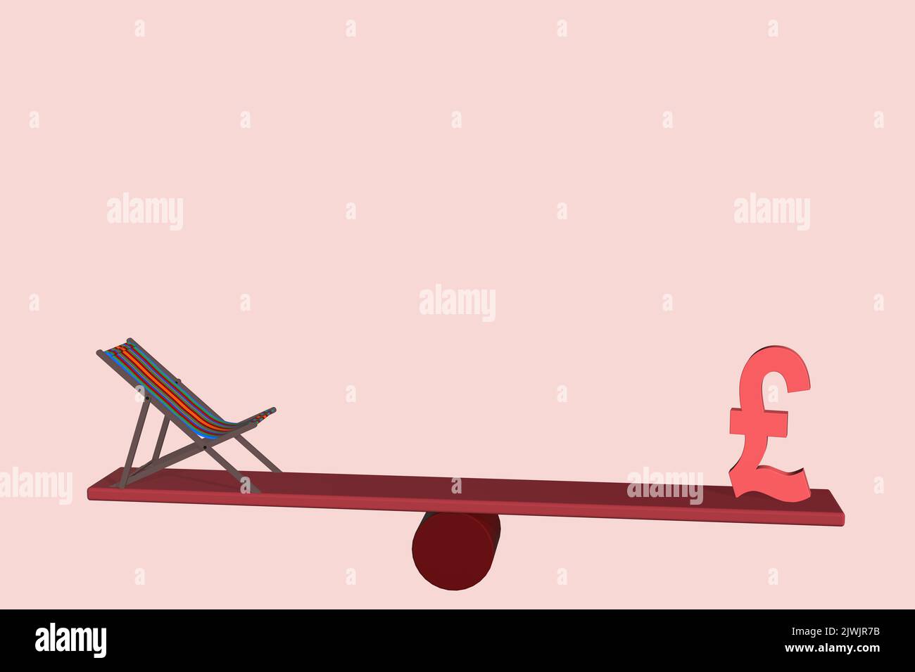 concetto di equilibrio di vita di lavoro o di gioco di lavoro concetto di sonno di carriera equilibrio di stile di vita Foto Stock