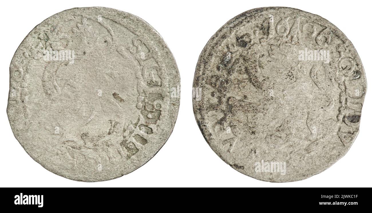 schilling. Wilhelm Kettler (książę Kurlandii i Semigalii ; 1587-1616), governatore, Fryderyk Kettler (książę Kurlandii i Semigalii ; 1587-1642), governatore, Stippel, Hans (fl. 1612-1618), moneyer Foto Stock