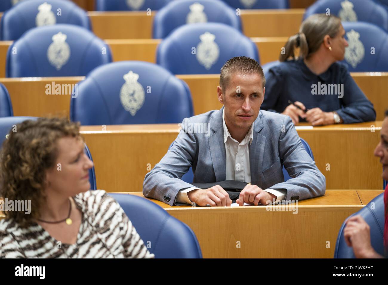 2022-09-06 13:58:36:19 L'AIA - Michiel van Nispen (SP) durante il tempo settimanale delle interrogazioni alla Camera dei rappresentanti. ANP JEROEN JUMELET olanda fuori - belgio fuori Foto Stock