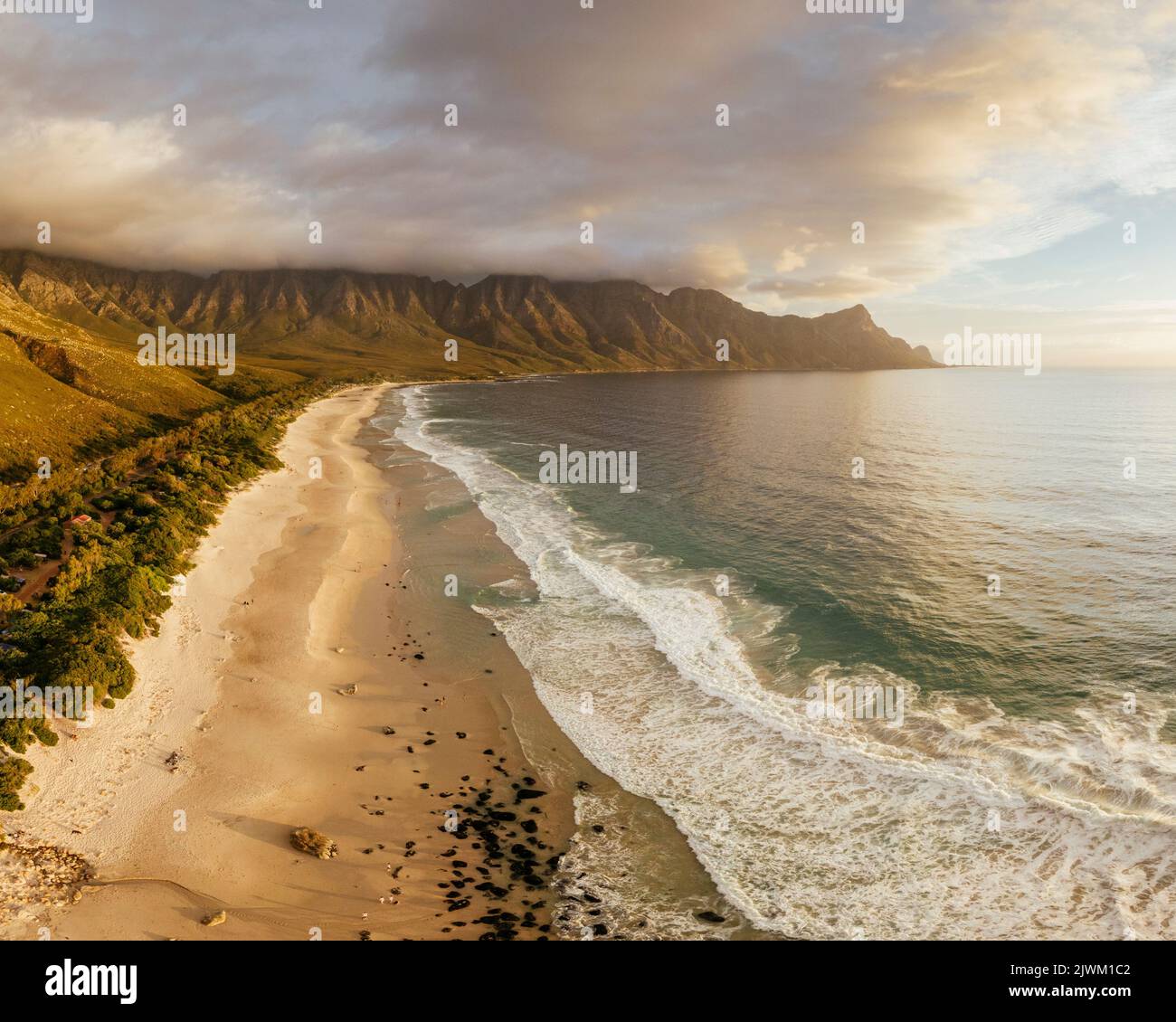 Spiaggia di Kogel Bay, Capo Occidentale, Sud Africa Foto Stock