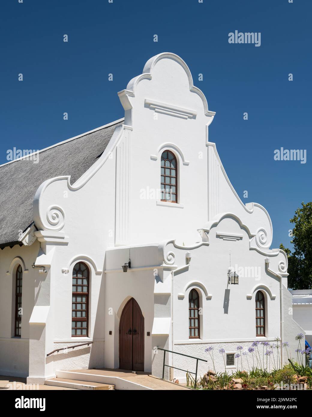 Cape Dutch Architecture, Worcester, Western Cape, Sudafrica Foto Stock