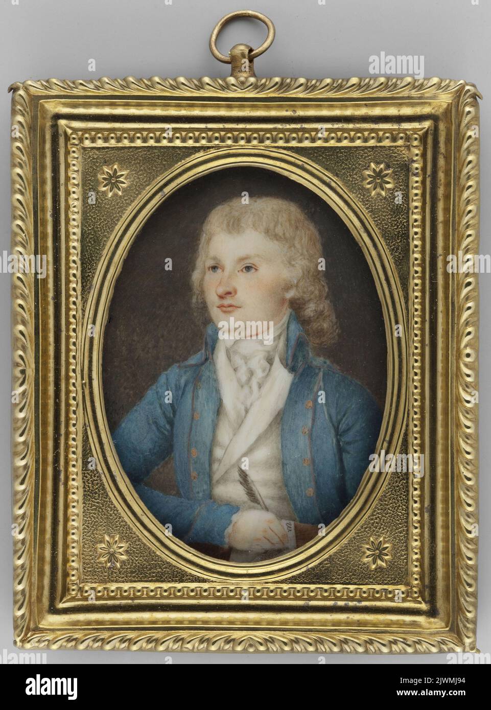 Julian Ursyn Niemcewicz jako poseł inflancki w czasach Sejmu Wielkiego. Olexiński, Franciszek Ksawery (1758-1826), pittore Foto Stock