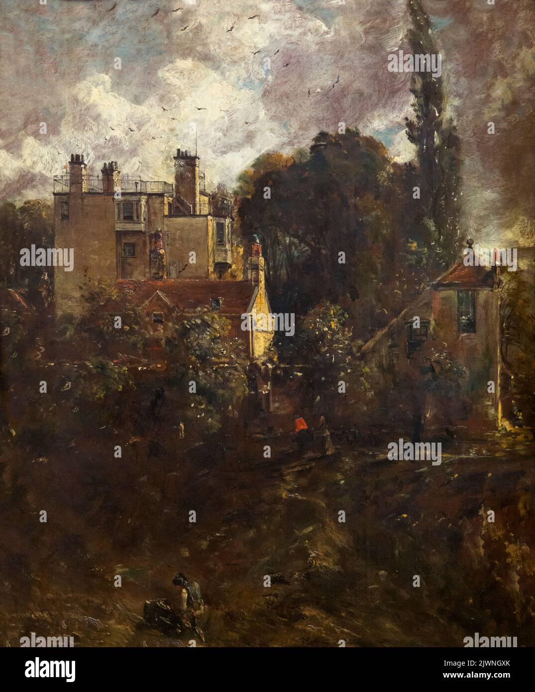 The Grove, The Admiral's House in Hampstead, John Constable, 1905, Alte Nationalgalerie, Berlino, Germania, Europa Foto Stock