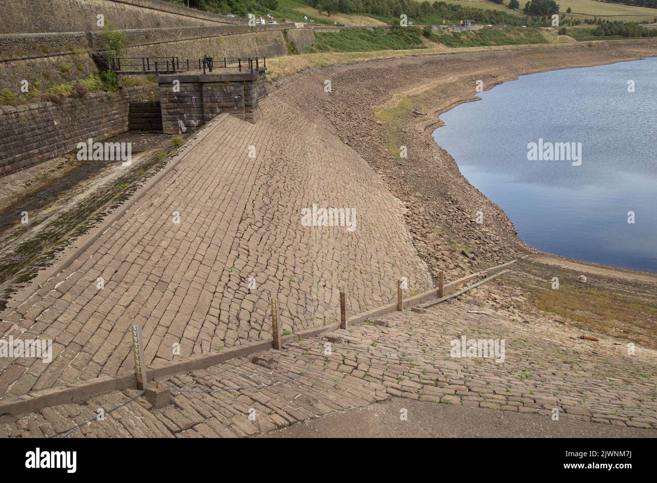 Riserva di Peak District Woodhead Foto Stock