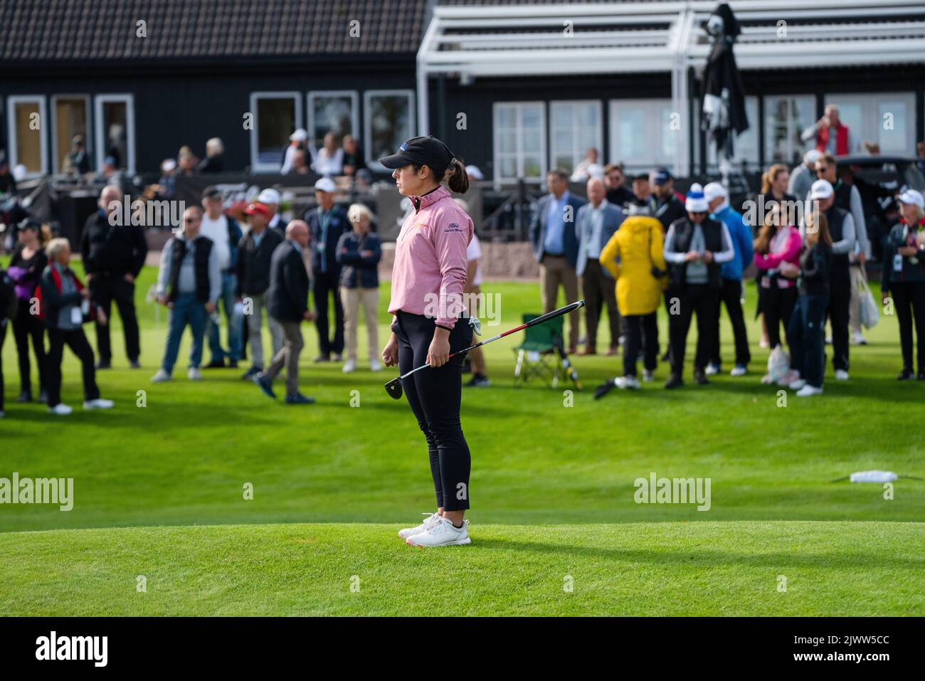 Golf: Åland 100 Ladies Open 2022 finale, Ladies European Tour. Fotografia: Rob Watkins/Alamy. Nella foto: Ana Pelaez (ESP) Foto Stock