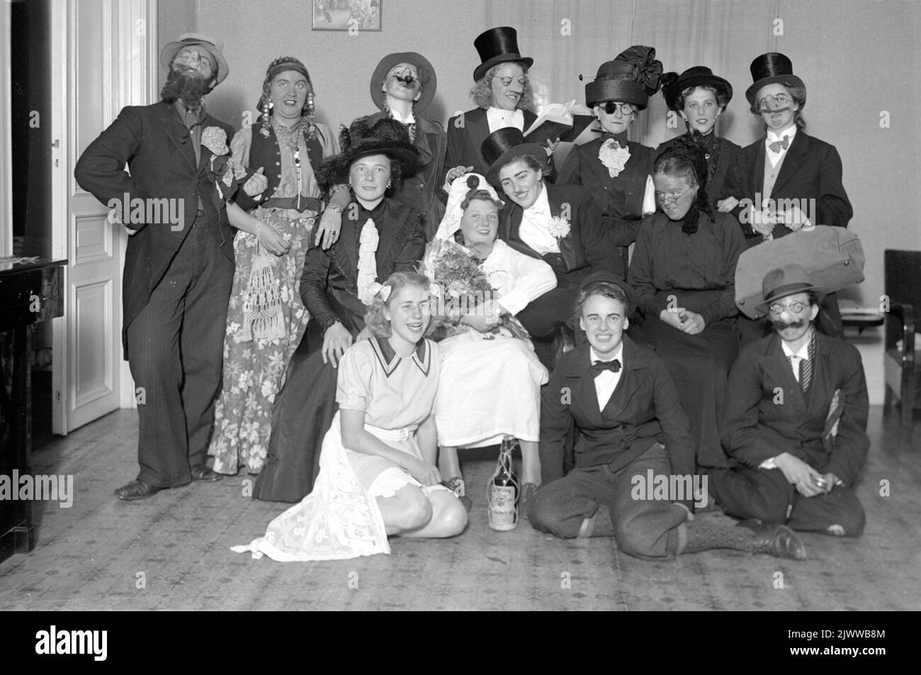 Möhippa, Gottem. Foto 1939. Möhippa, Gottem. Foto 1939. Foto Stock