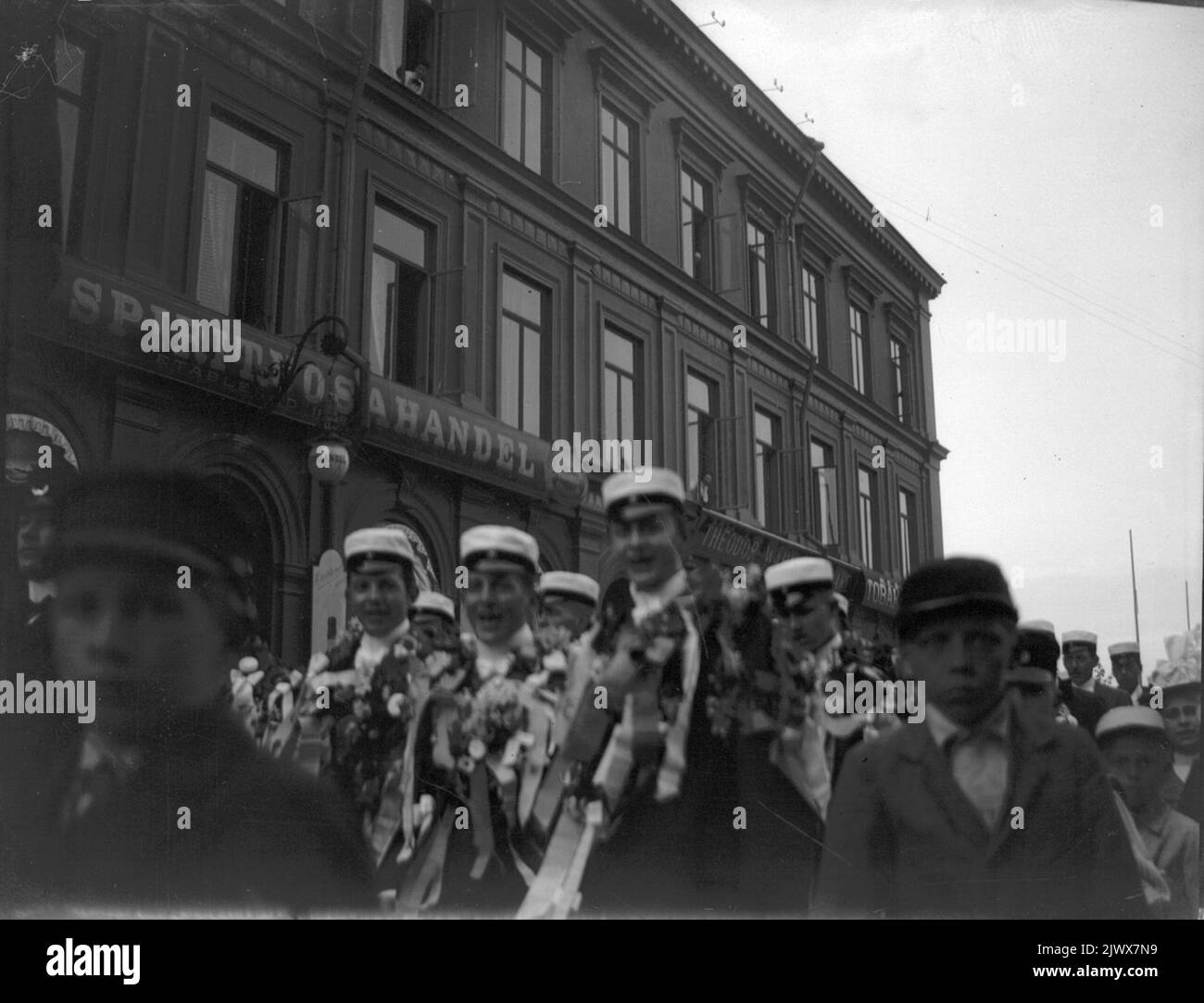 Formazione degli studenti. Studenttåg. Foto Stock
