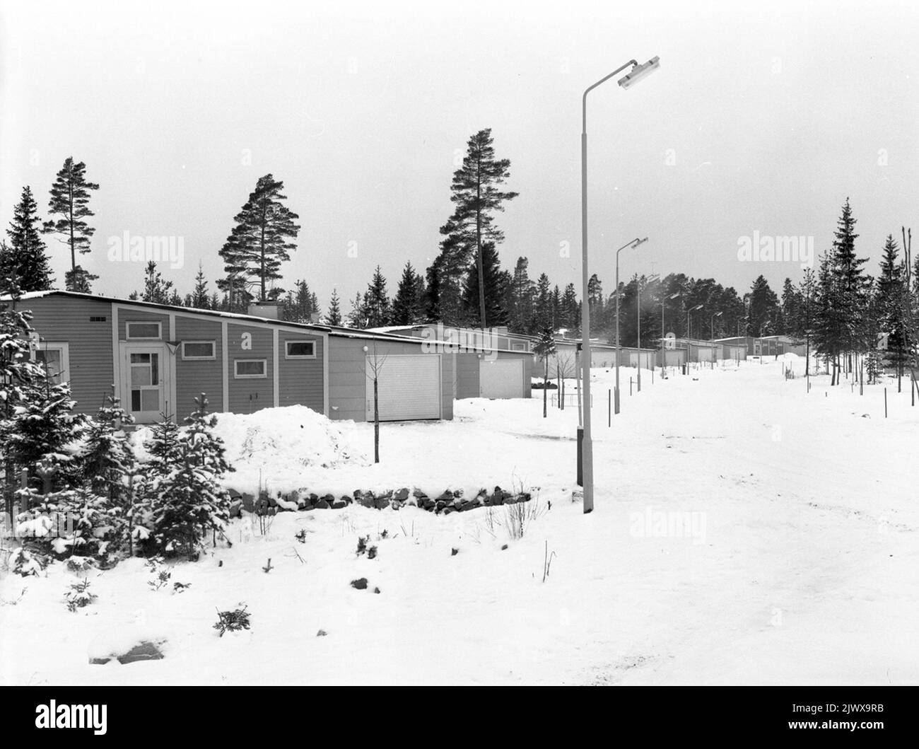Il 14 ottobre 1952. Sörby. Den 14 oktober 1952. Sörbyområdet. Foto Stock