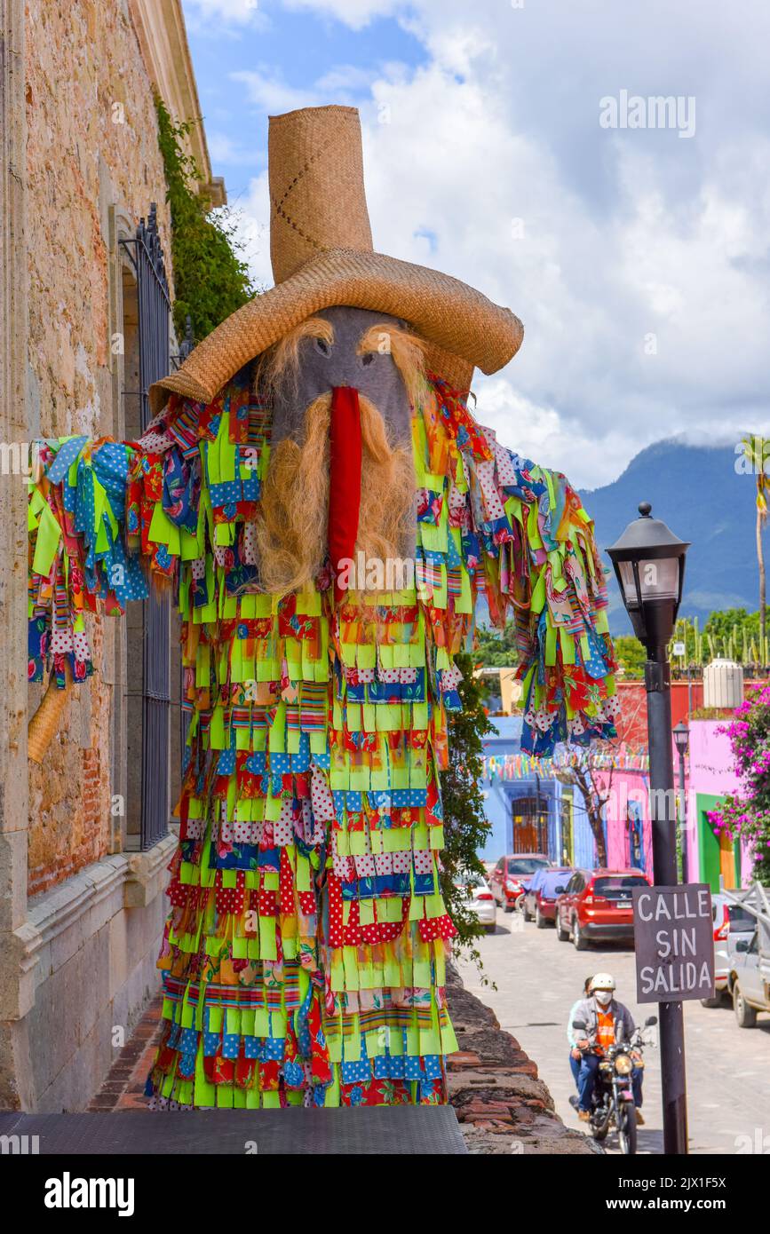 Figurina gigante Tiliche, Oaxaca de Juarez, Messico Foto Stock