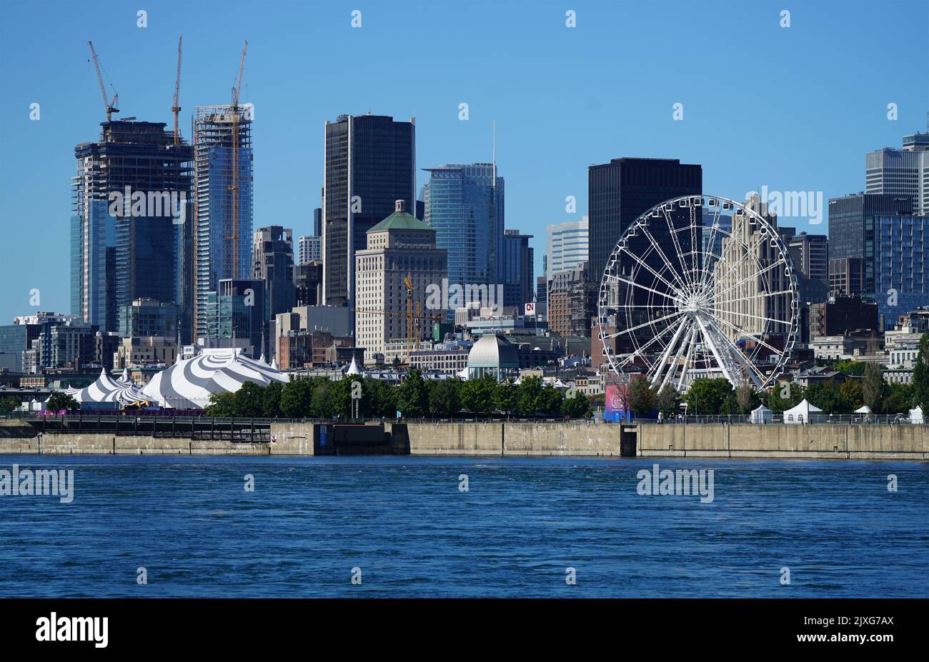 Vista del centro di Montreal core.Montreal.Quebec,Canada.Alamy Live News/Mario Beauregard Foto Stock