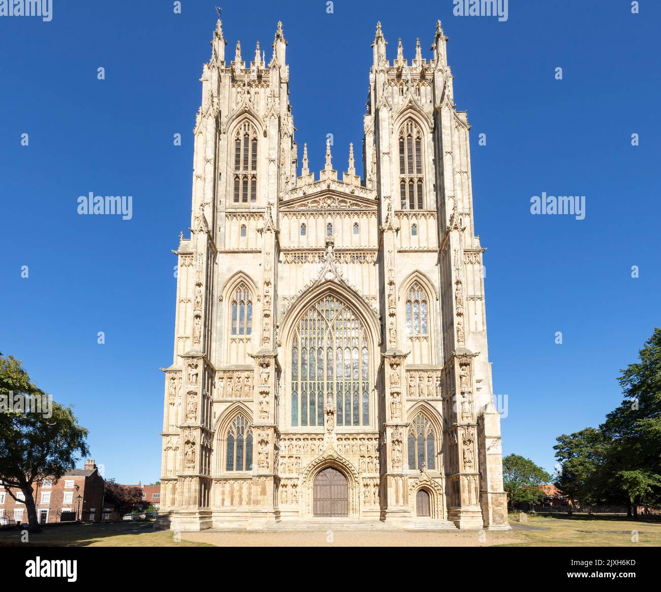 Beverley Minster o la chiesa parrocchiale di Saint John e Saint Martin Beverley Yorkshire East Riding of Yorkshire Inghilterra UK GB Europe Foto Stock