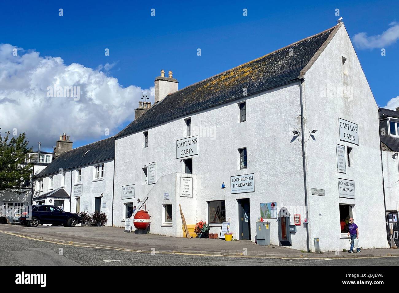Captain's Cabin, Ullapool, Highlands, Scozia Foto Stock