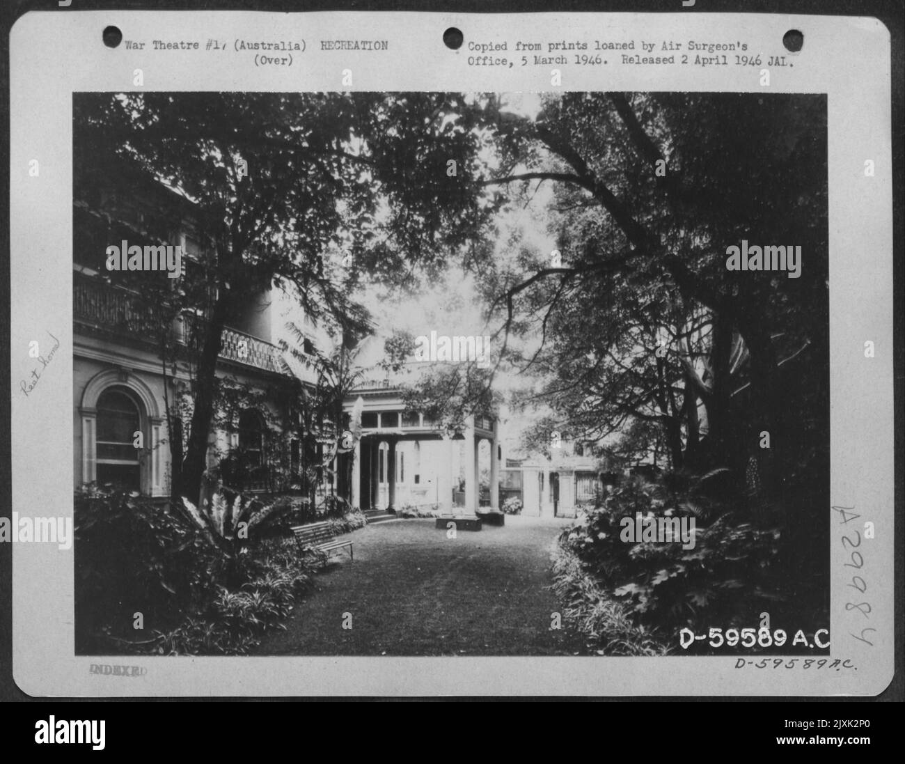 Tusculum Nurses' Rest Leave Home, Sidney, Australia. Foto Stock