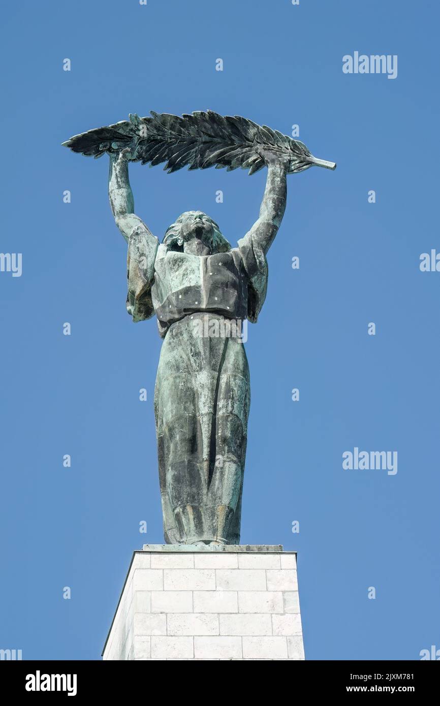 Budapest, Ungheria - 21 settembre : parte della Statua della libertà a Budapest il 21 settembre 2014 Foto Stock