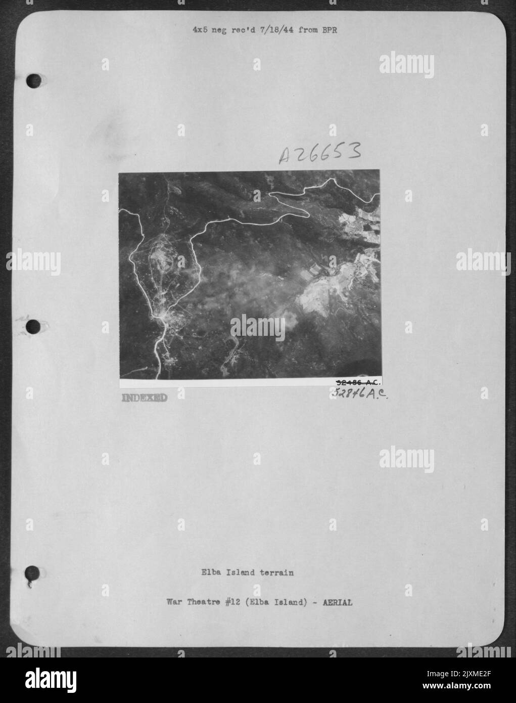 Territorio dell'Isola d'Elba Foto Stock