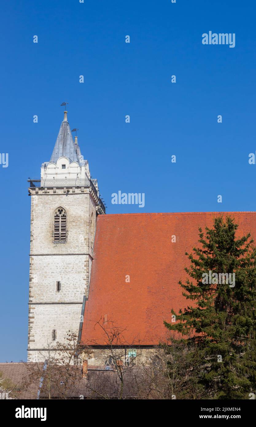 Chiesa storica di San Giovanni nella città termale di Bad SALZELMEN, Germania Foto Stock