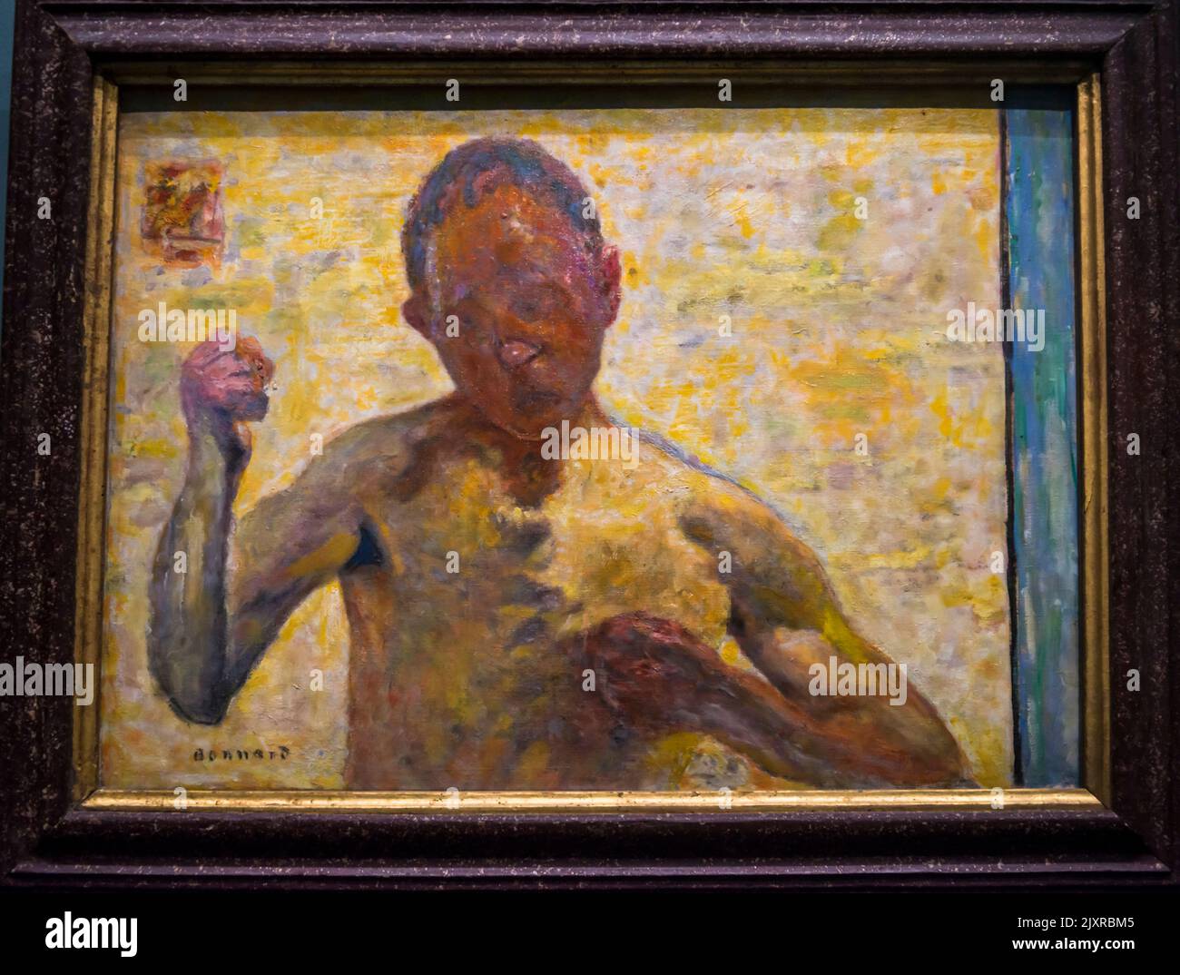 Il Boxer, Pierre Bonnard pittura, Musée d'Orsay, Parigi, Francia Foto Stock