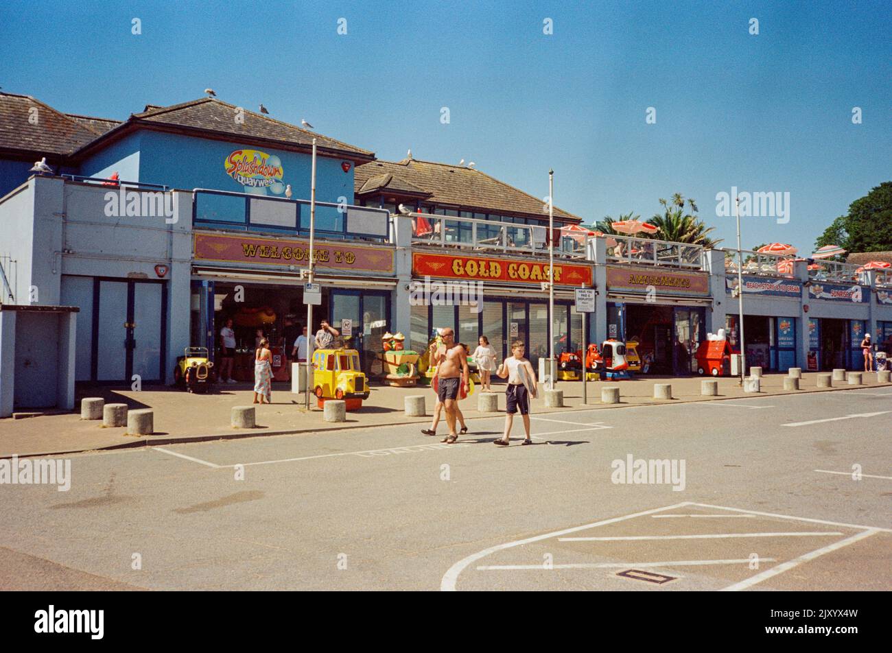 Goodrington Sands, Paignton, Devon, Inghilterra, Regno Unito. Foto Stock