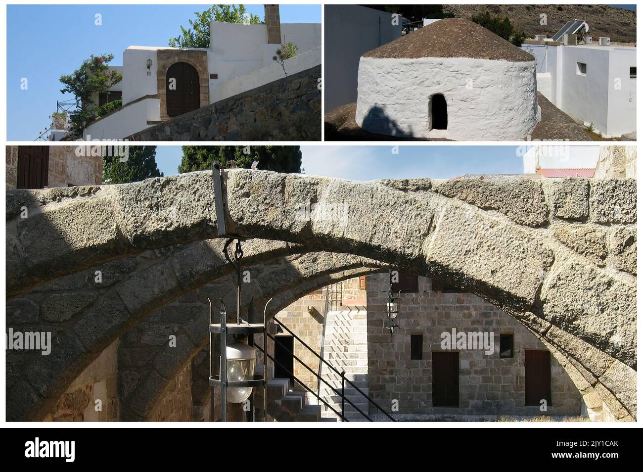 L'isola di Rodi ln Grecia, con il suo mare cristallino e i suoi siti archeologici è una delle più importanti destinazioni turistiche europee Foto Stock