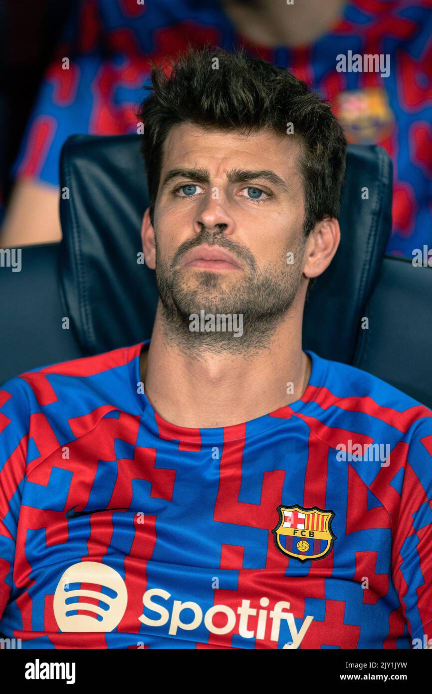 Barcellona, Spagna, 7, settembre, 2022. Spagna-Football-Champions League FC Barcelona / Viktoria Plzen. Credit: Joan Gosa/Alamy Live News Foto Stock