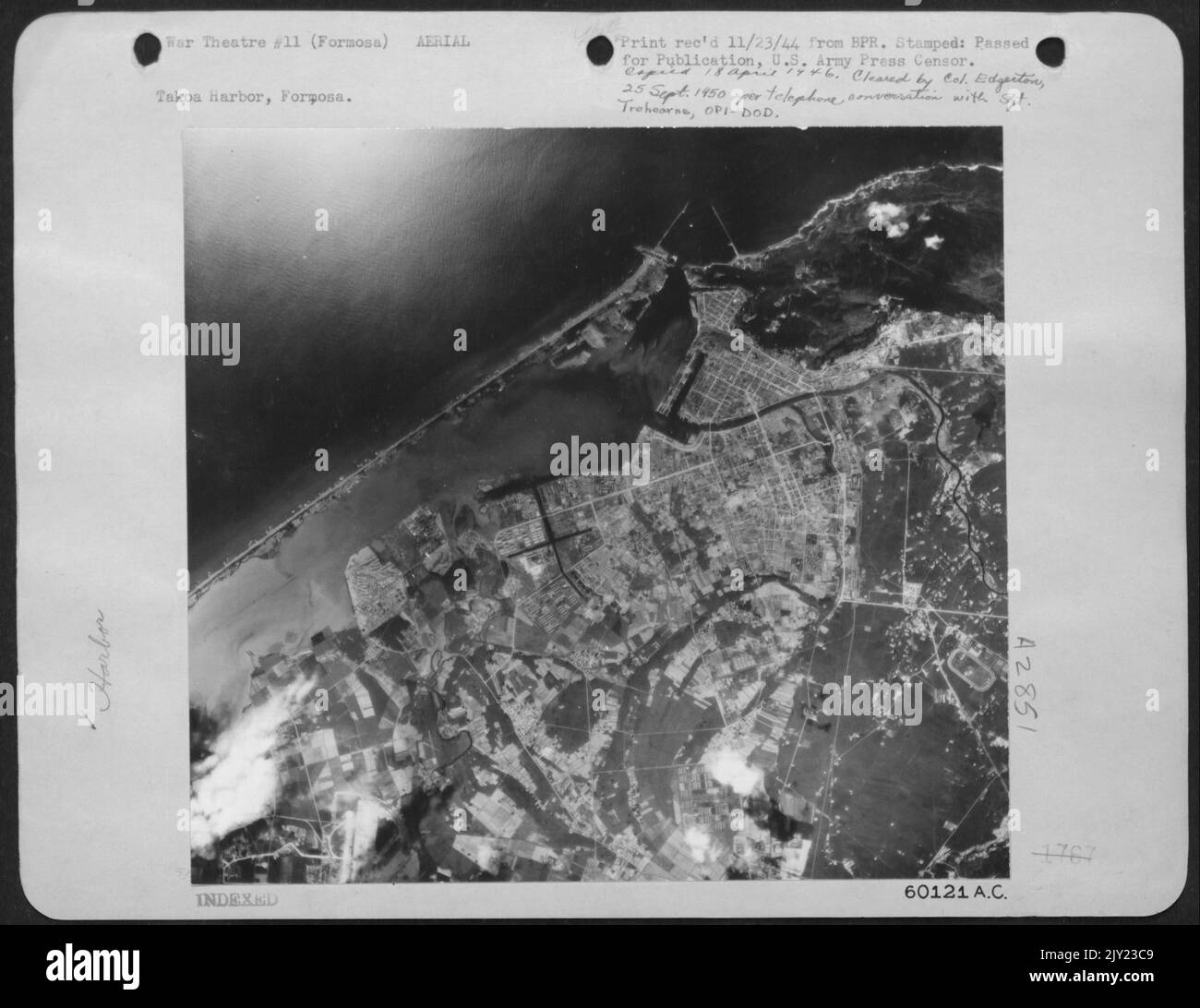 Porto di Takoa, Formosa. Foto Stock