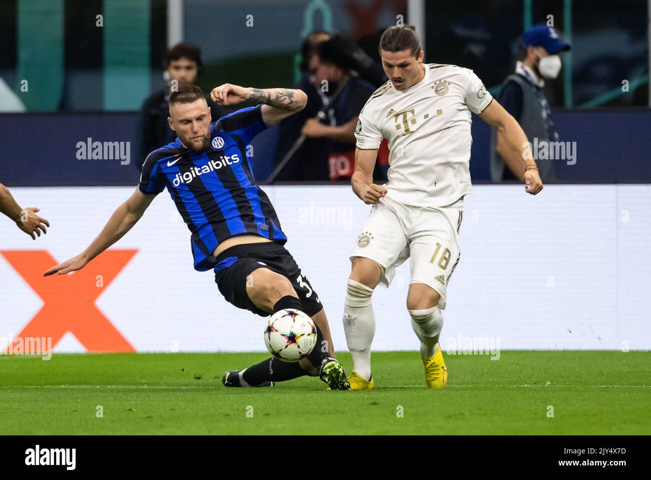 Milano, Italia. 07th Set, 2022. MILANO, Italia., . 2023 a Milano, FC Milano vs FC Bayern Monaco 0:2 - Credit: SPP Sport Press Photo. /Alamy Live News Foto Stock