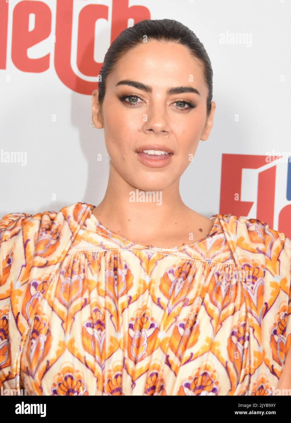 West Hollywood, California, USA 7th settembre 2022 l'attrice Lorenza Izzo partecipa alla proiezione 'confess, fletch' alla West Hollywood EDITION il 7 settembre 2022 a West Hollywood, California, USA. Foto di Barry King/Alamy Live News Foto Stock