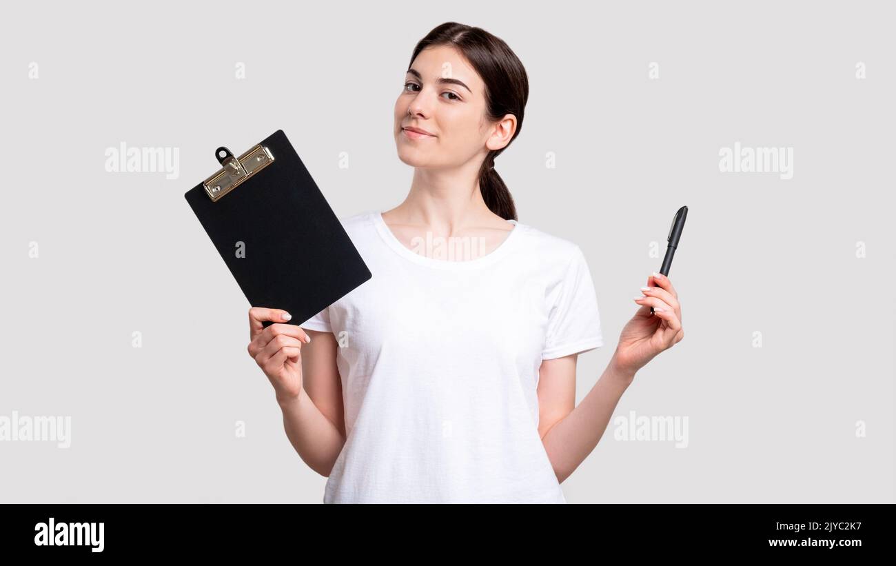 leader femminile ritratto motivazione formazione startup Foto Stock