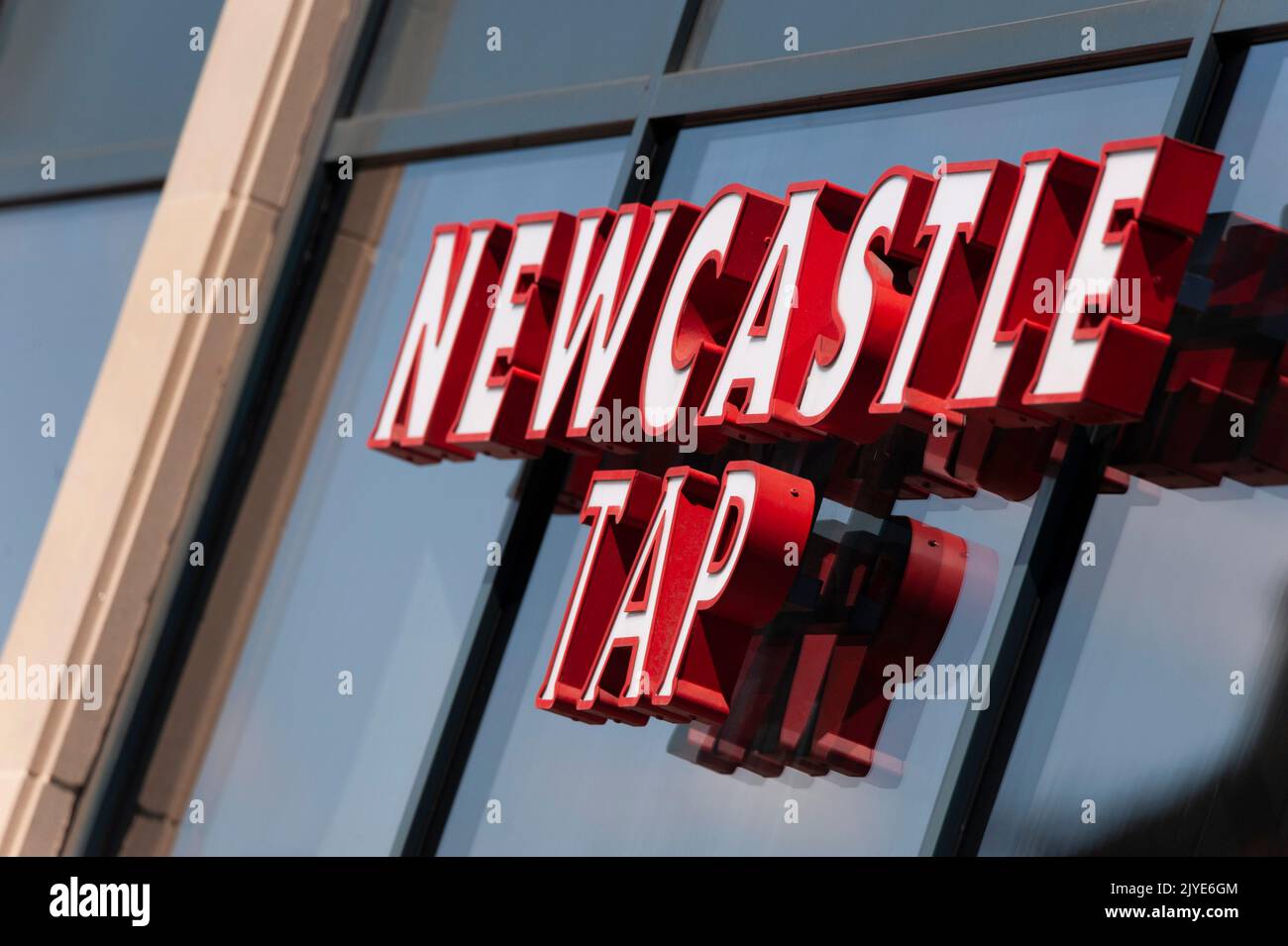 Newcastle Tap bar ristorante, Neville Street, Newcastle-upon-Tyne Foto Stock
