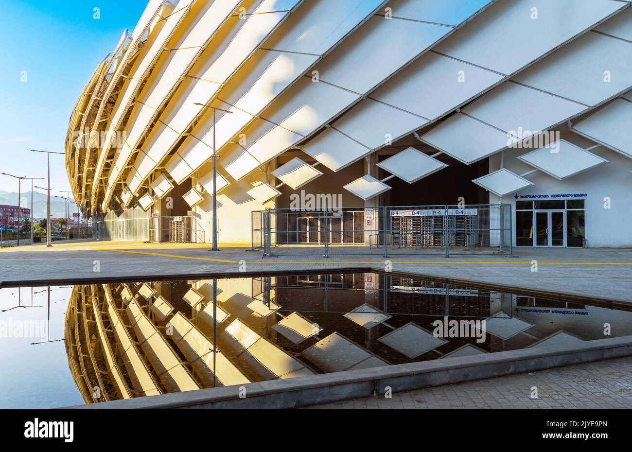 Batumi, Georgia. Giugno 10, 2022. Nuovo stadio moderno Foto Stock