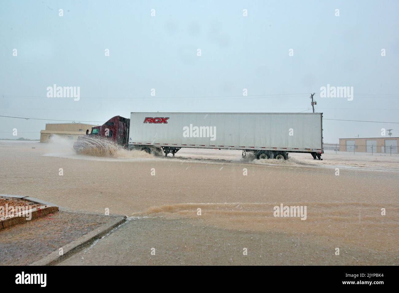 Monsone nordamericano, Carlsbad. Nuovo Messico Settembre 2014 Foto Stock