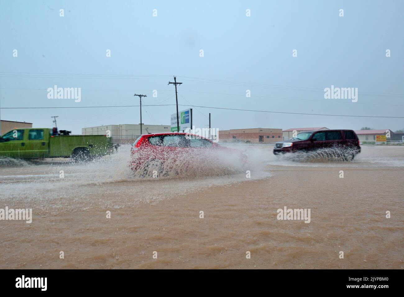Monsone nordamericano, Carlsbad. Nuovo Messico Settembre 2014 Foto Stock
