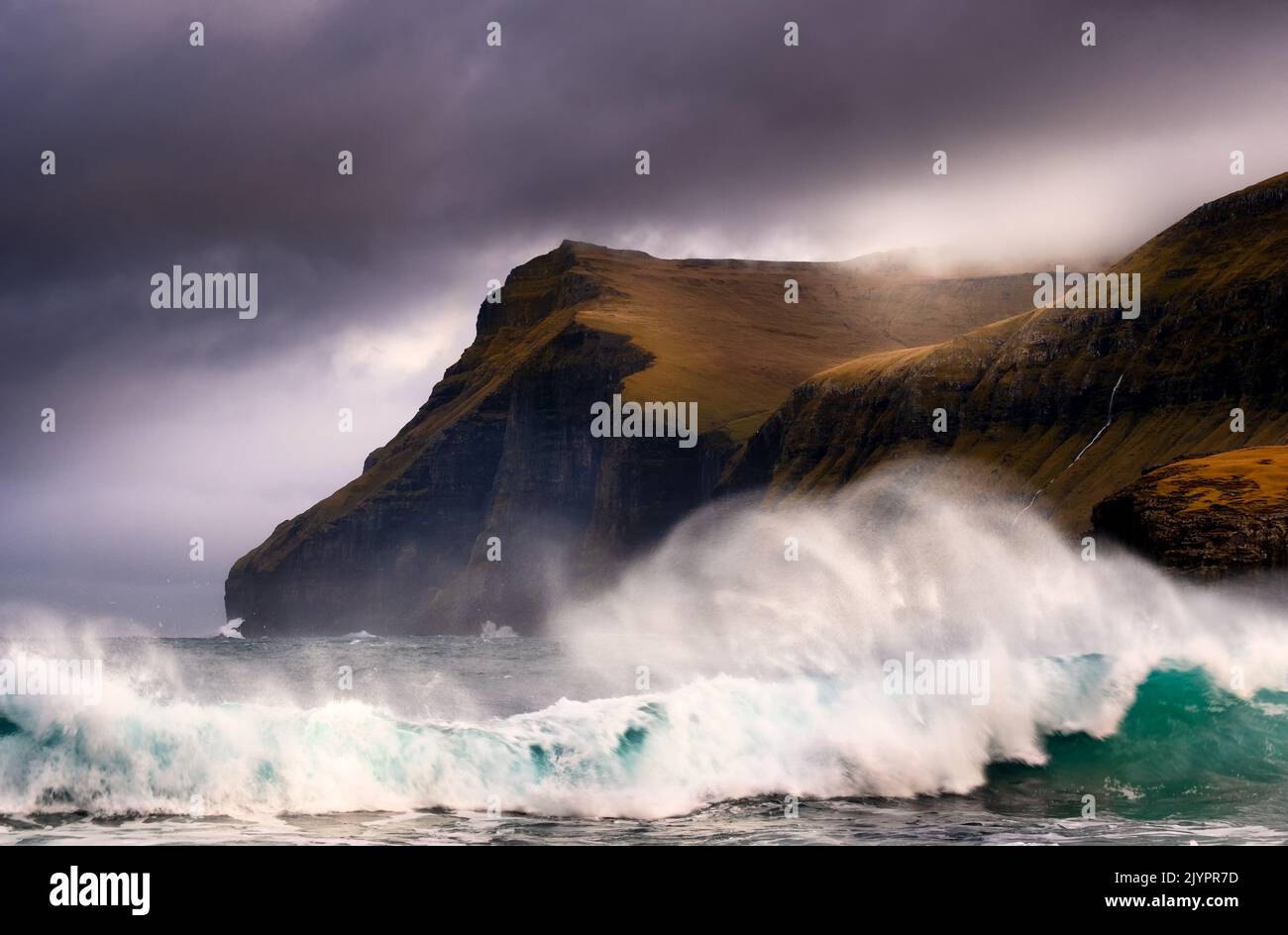 Färöer Inseln, Isole Faroer, Eidi Foto Stock