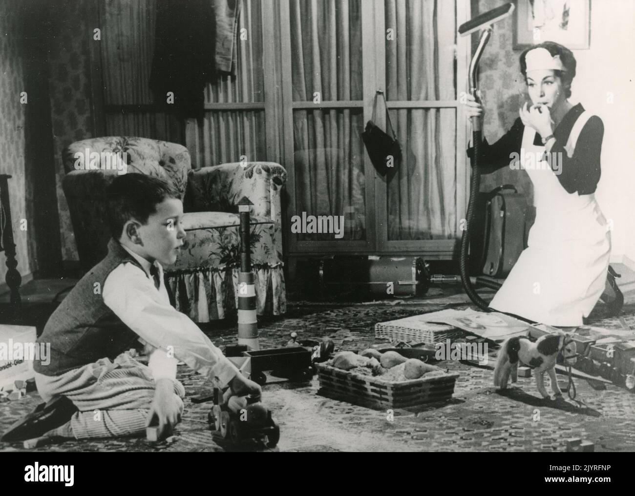 L'attrice tedesca Marianne Koch nel film Frau im besten Mannesalter, Germania 1959 Foto Stock