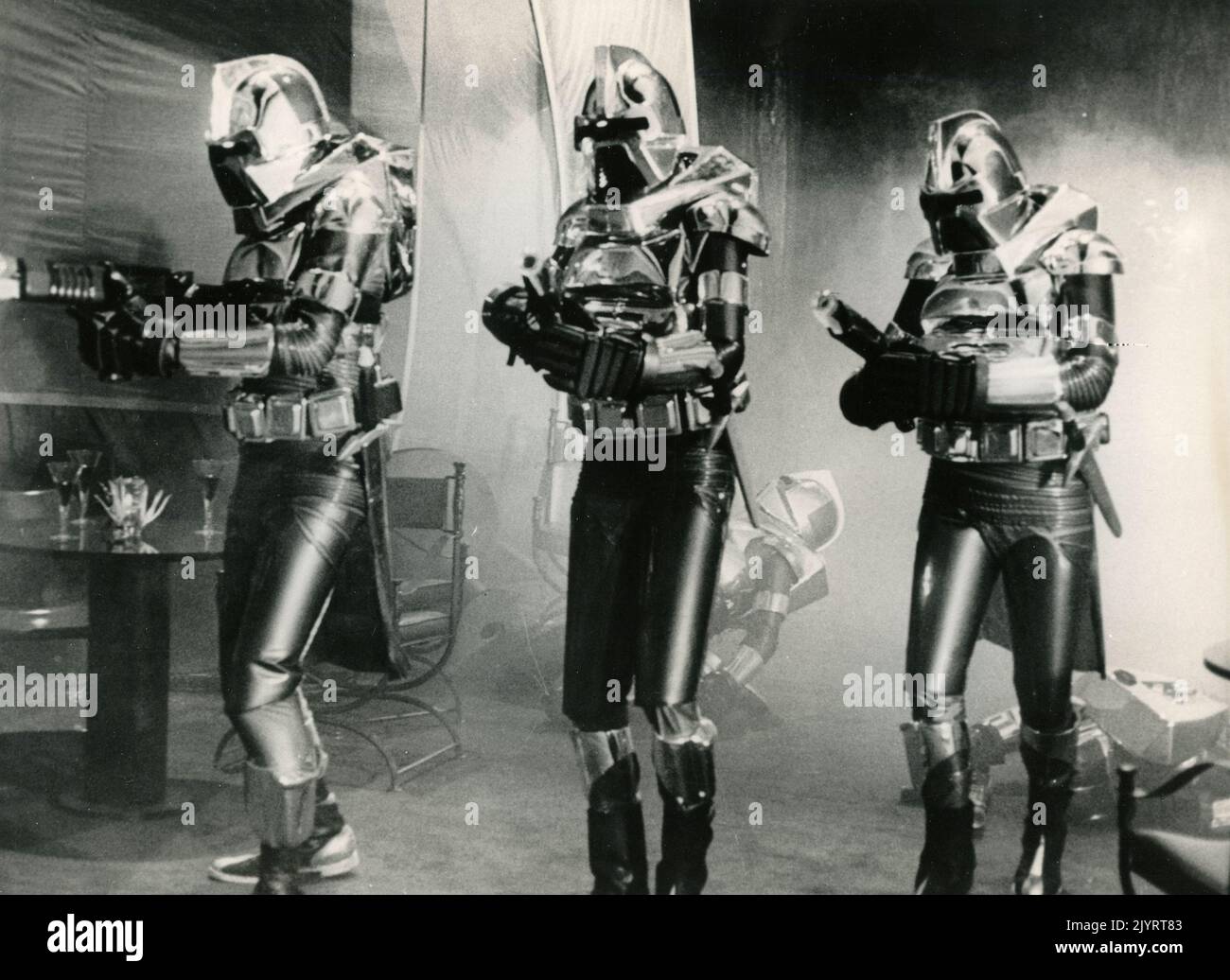 Scena dal film di fantascienza Battlestar Galactica, Saga of the Star World, USA 1978 Foto Stock