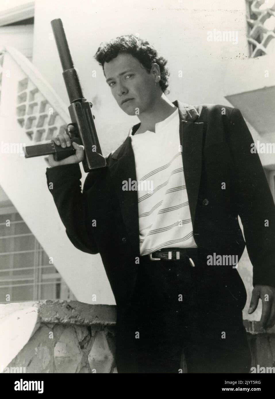 L'attore messicano Carlos Gallardo nel film El Mariachi, USA 1992 Foto Stock