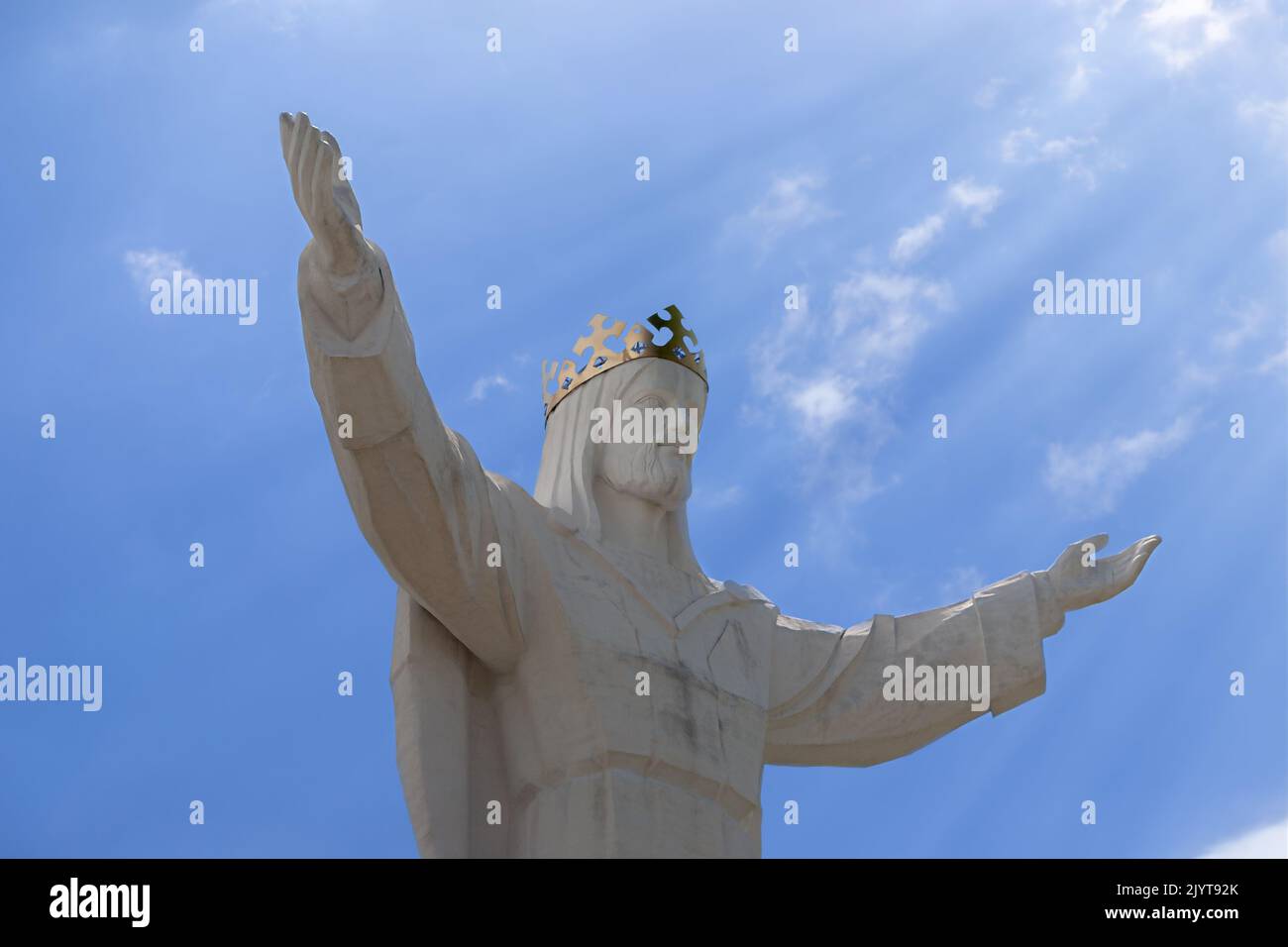 Monumento a Cristo Re, Swiebodzin, Polonia, Europa Foto Stock