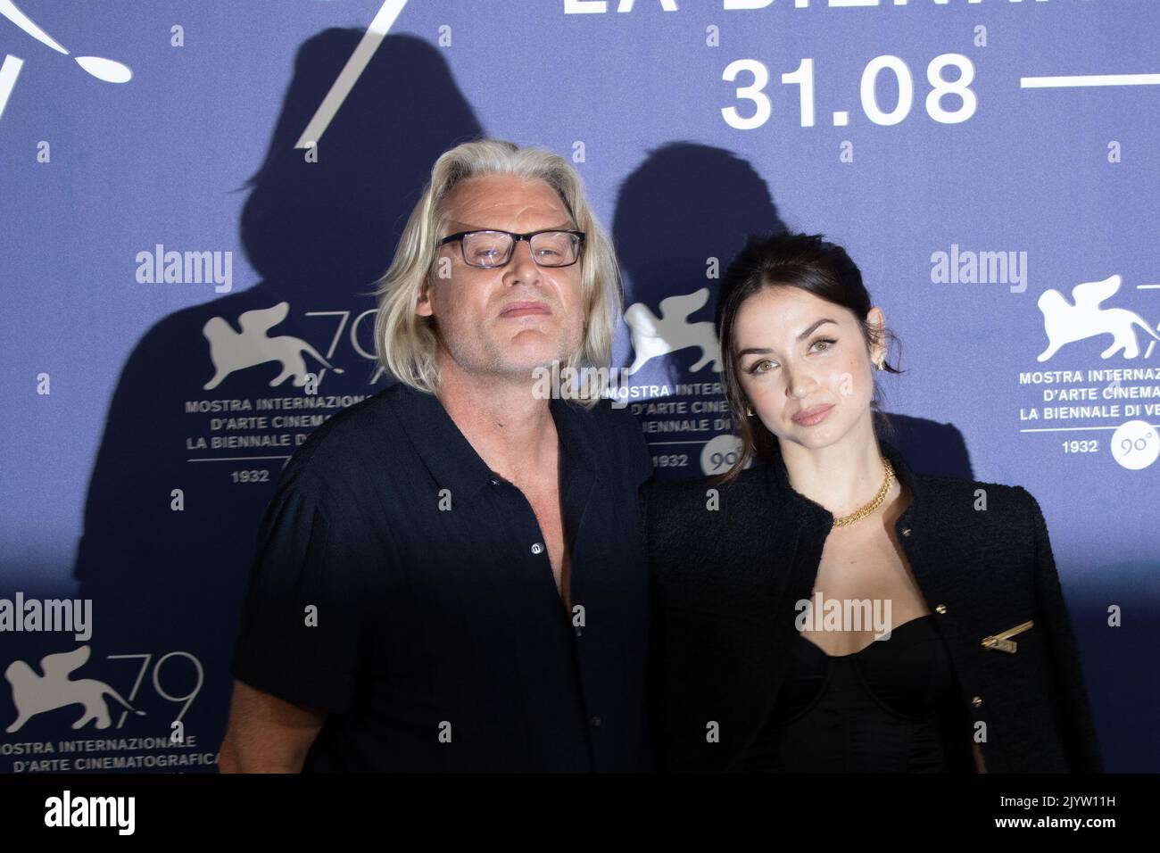 Lido di Venezia, Italia. 08th set, 2022. Partecipa alla fotocall per 'Blonde' al 79th° Festival Internazionale del Cinema di Venezia, il 08 settembre 2022 a Venezia. © Photo: Cinzia Camela. Credit: Independent Photo Agency/Alamy Live News Foto Stock