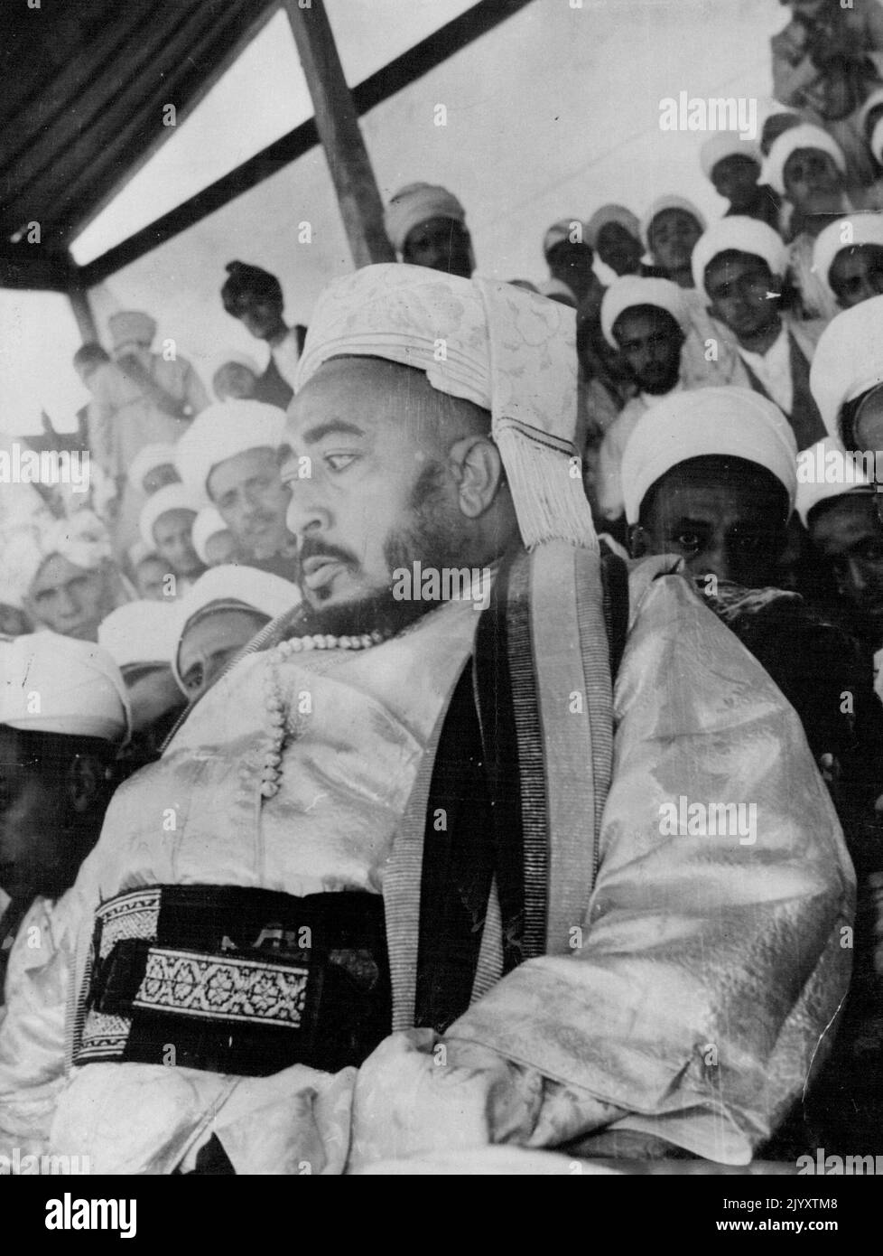 Yemen Imam Mohamed è morto 10 giorni fa. Febbraio 27, 1952. (Foto della stampa associata) Foto Stock