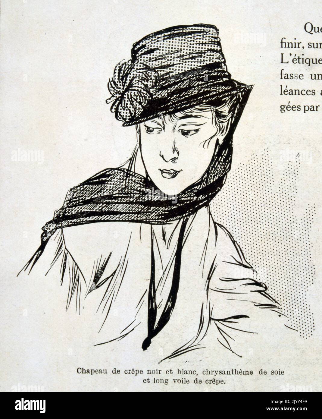Guerra mondiale francese un annuncio per l'abbigliamento femminile, 1915 Foto Stock