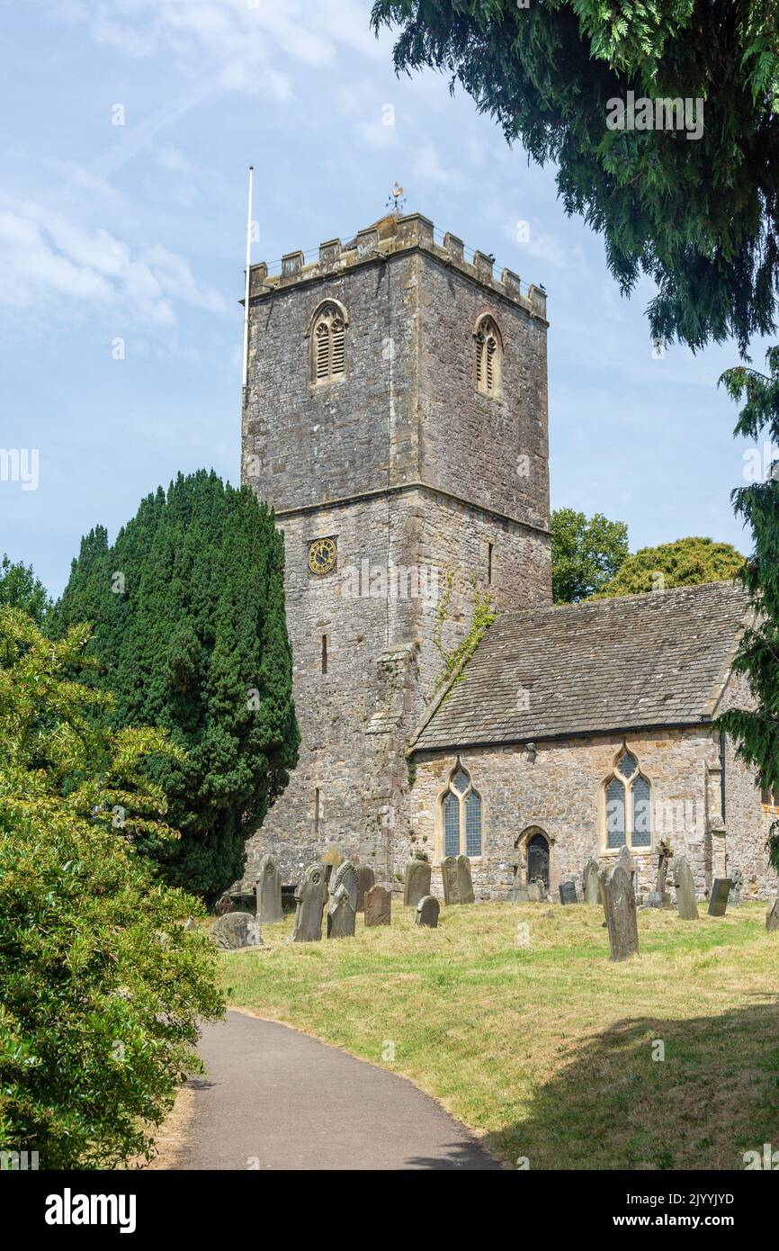 St Mary's Parish Church, Church Road, Caldicot, Monmouthshire, Galles (Cymru), Regno Unito Foto Stock