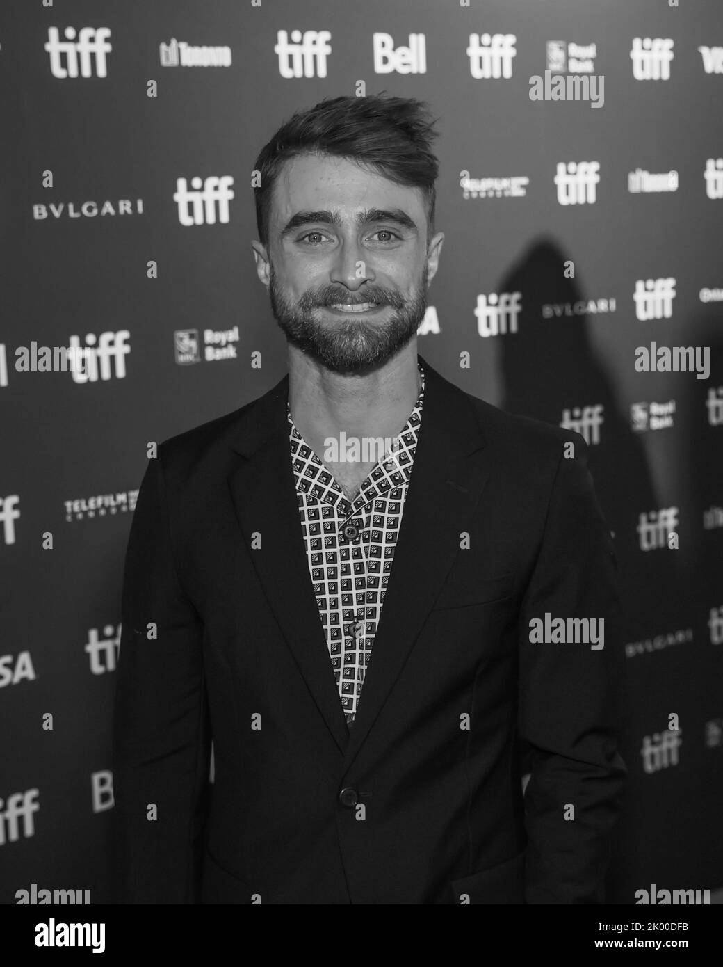 Daniel Radcliffe partecipa all'evento Red Carpet del Toronto International Film Festival per il film "Weird: The al Yankovic Story" al Royal Alexandra Theatre di Toronto. Foto Stock