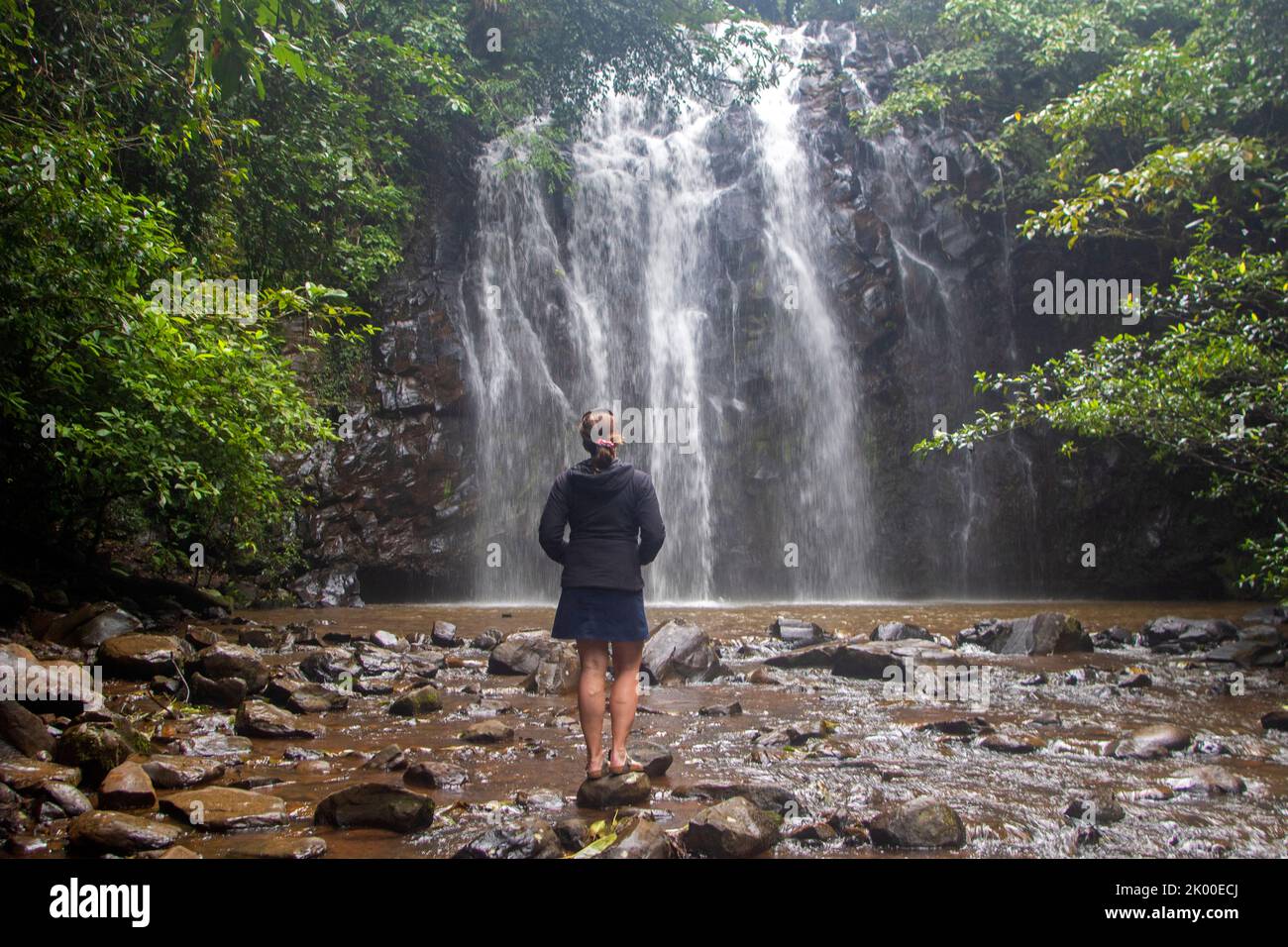 Cascate di Ellinjaa Foto Stock